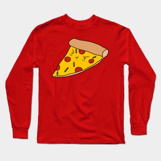 Grumpy Pizza Slice Long Sleeve T-Shirt